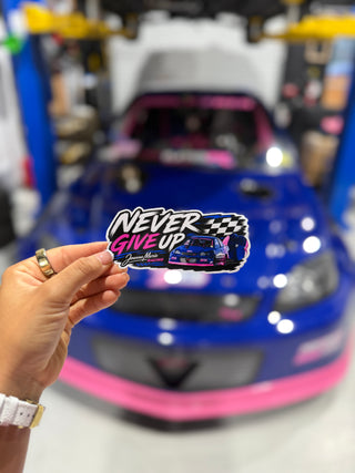 Never Give Up Sticker