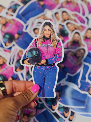 Joanna Marie Driver Cutout Sticker