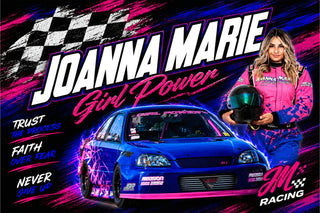 Joanna Marie Racing Fan Flag