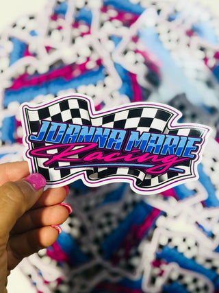 Joanna Marie Racing Sticker