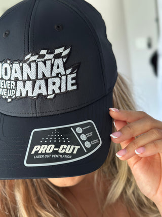 Joanna Marie Racing Snapback Black