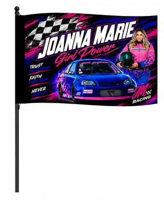 Joanna Marie Racing Fan Flag