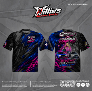 NEW Joanna Marie X GP1 Team Shirt Short Sleeve Adult Sizes