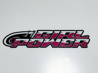 Girl Power Turbo Sticker